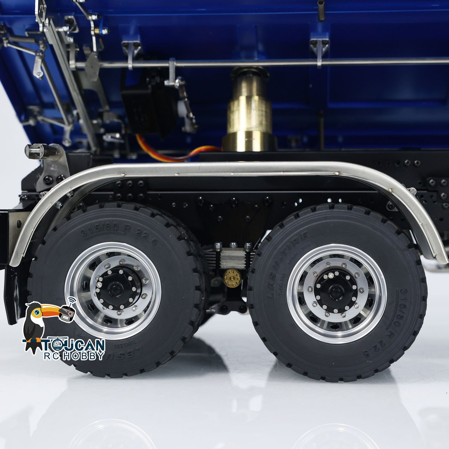 1:14 LESU 6x6 RC Hydraulic Dumper Truck - 3 Axles Remote Control Construction Vehicle with 3-Way Tipper, Realistic Simulation for Hobby Models | Perfect for Construction Site Play, RC Enthusiasts & Collectors