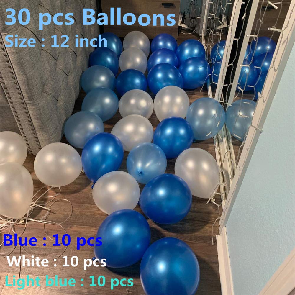 Blue Birthday Party Decorations - Balloons, Banners & Supplies for Kids & Adults - Perfect for Indoor & Outdoor Celebrations
