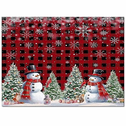 Red Christmas Snowman