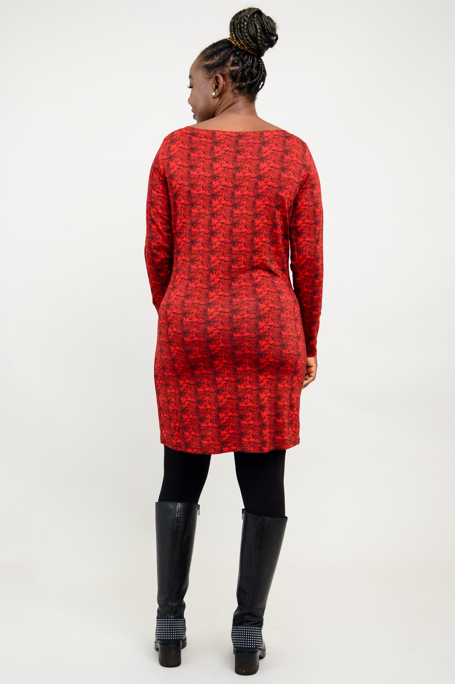 Lola Long Sleeve Dress - Soft Bamboo Fabric for Women | Intro Vision Collection | Perfect for Office Wear, Date Night & Fall Layering