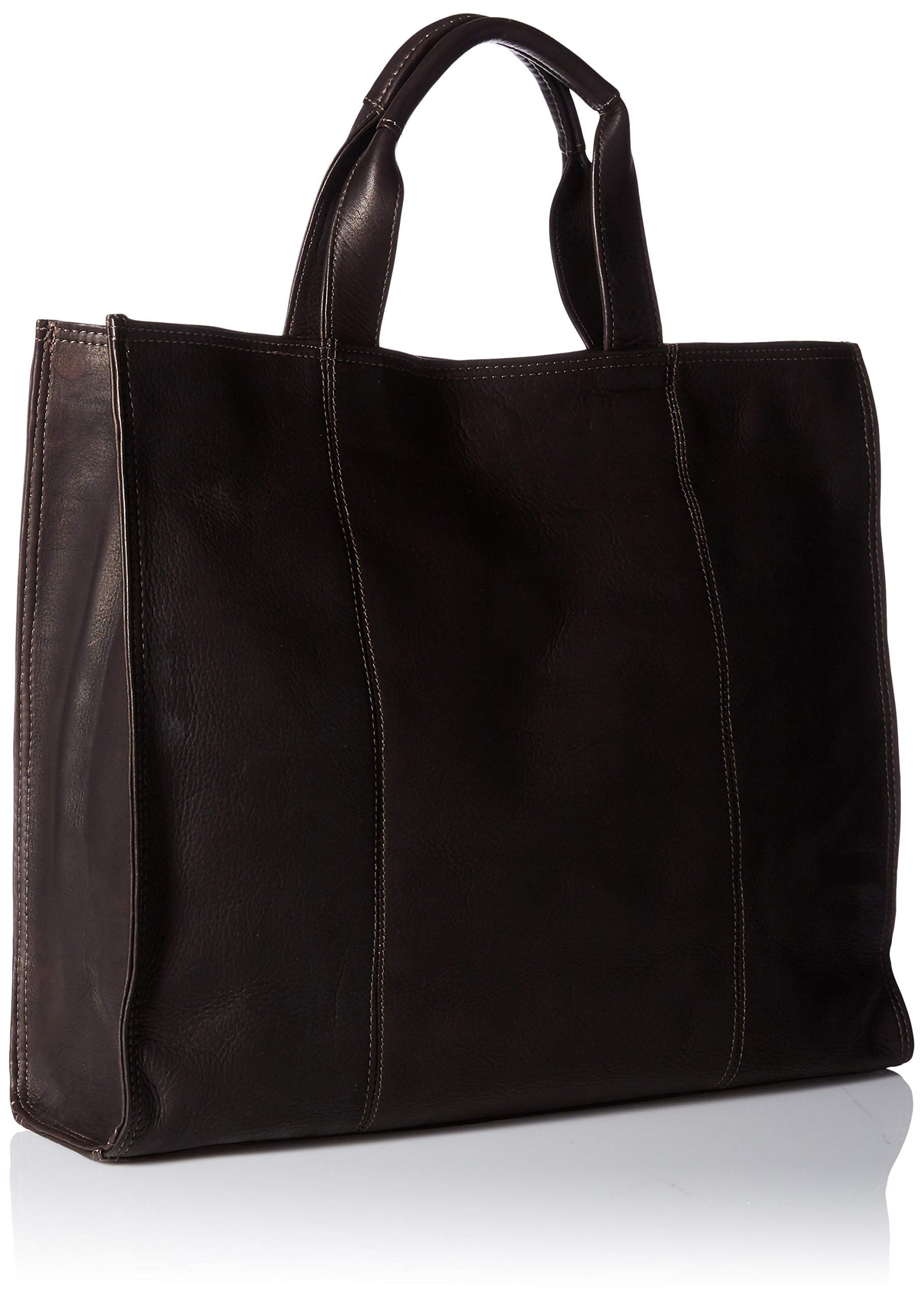 Premium Chocolate Brown Carry-All Tote Bag - Spacious & Durable for Work, Travel & Shopping - Stylish One Size Fits Most