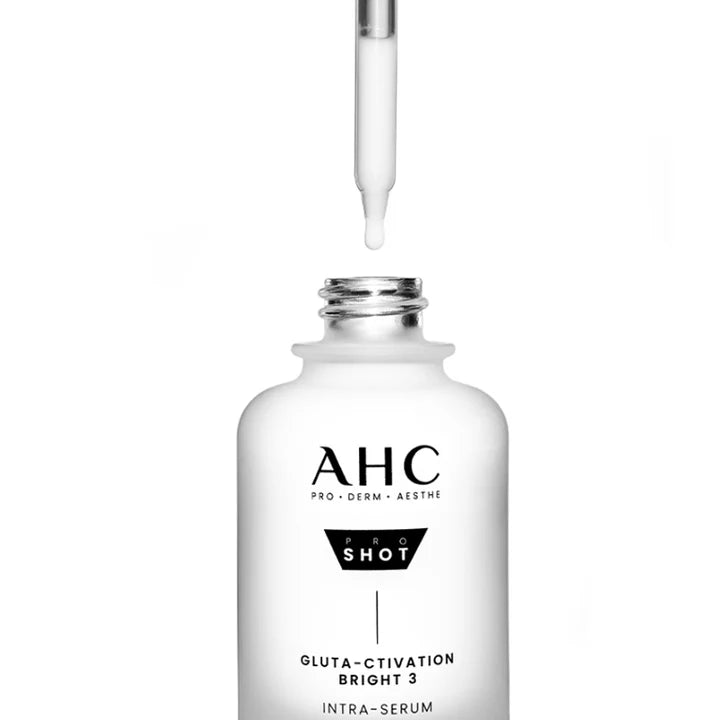 AHC Pro Shot GlutA Activation Bright 3 Intra Serum 40ml - Korean Brightening Facial Serum for Dark Spots & Dull Skin - Perfect for Daily Skincare Routine & Nighttime Hydration