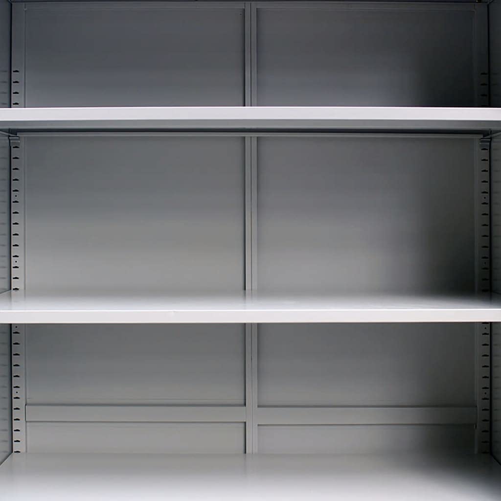 2-Door Locking Metal Storage Cabinet - 35.4
