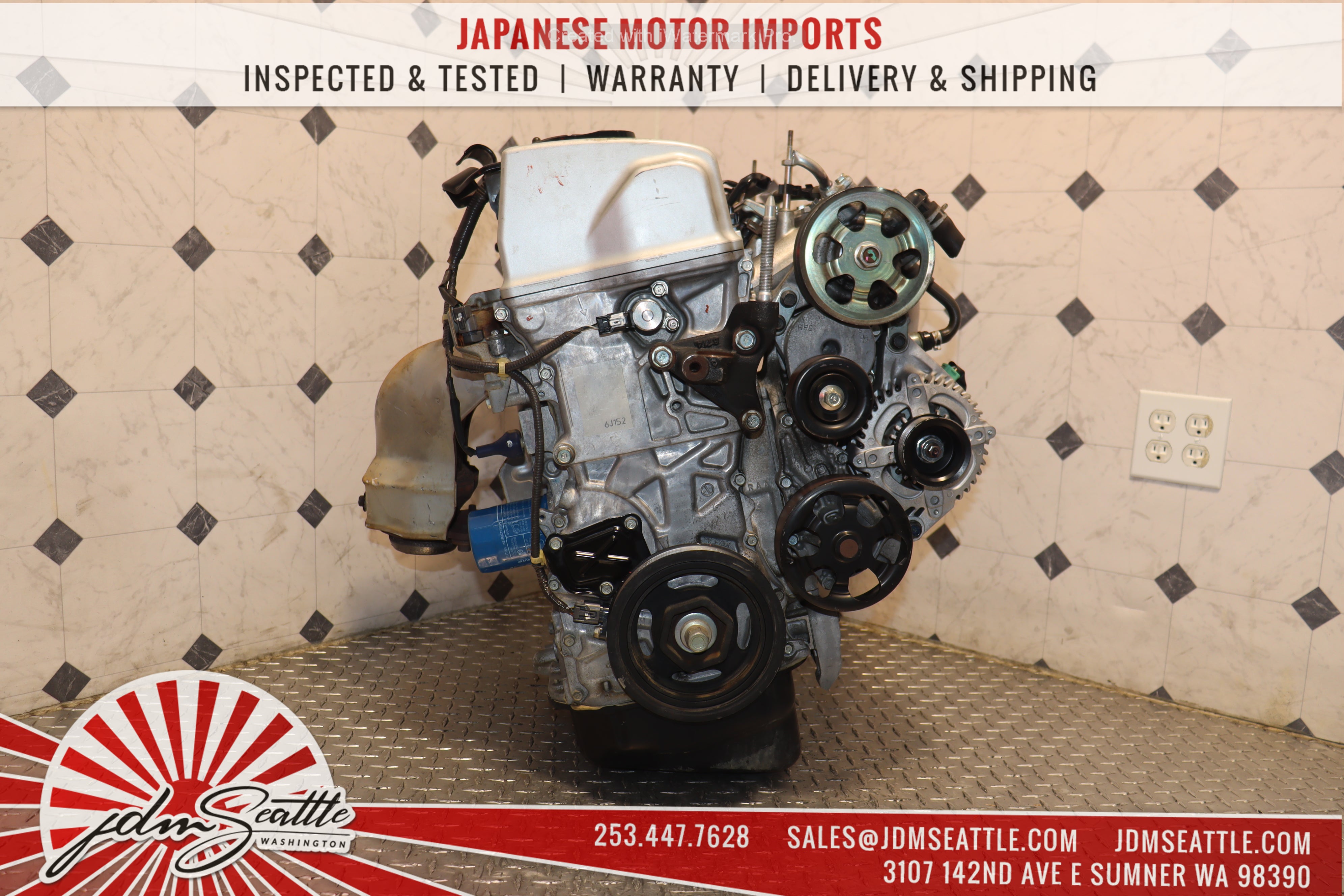 JDM K24A Engine 2003-2007 Honda Accord Element VTEC 2.4L K24 Motor - High Performance Replacement for Racing & Car Restoration Projects