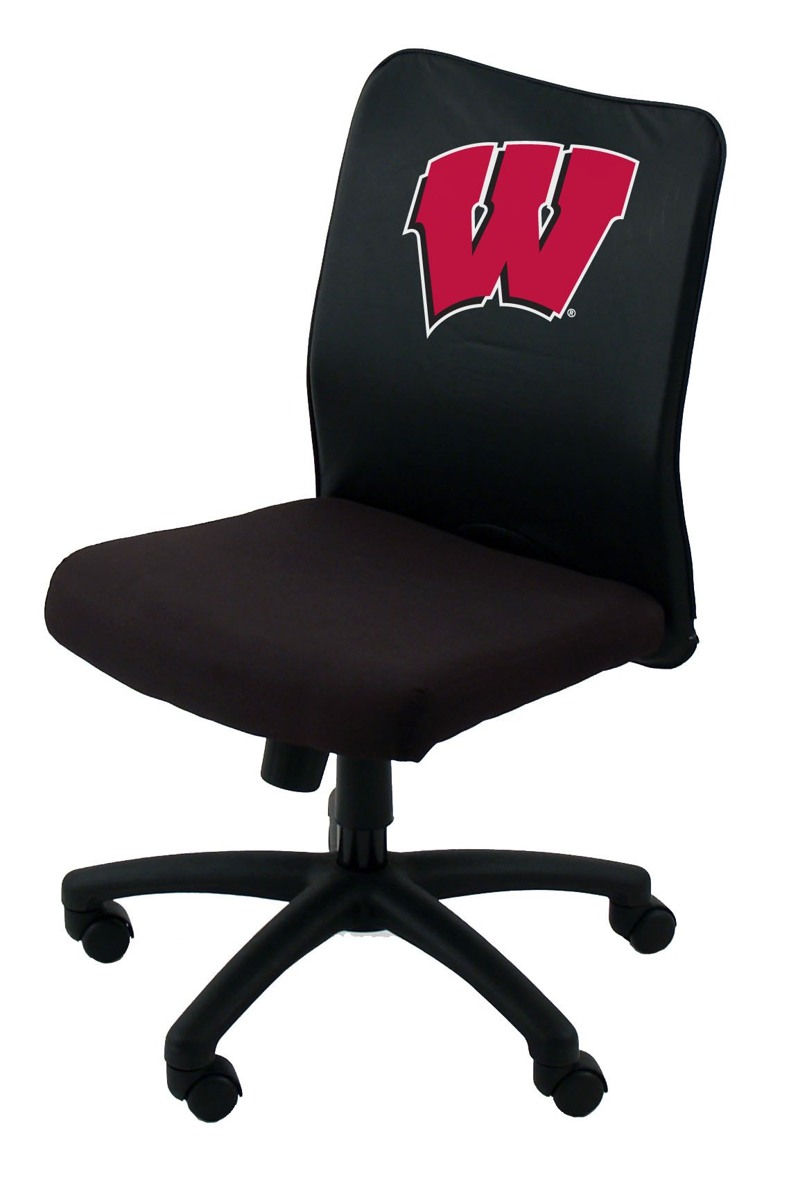 NCAA Wisconsin Badgers Offic Chair - Comfortable Gaming & Office Desk Chair for Fans - Perfect for Home Office, Game Room & Dorm Decor