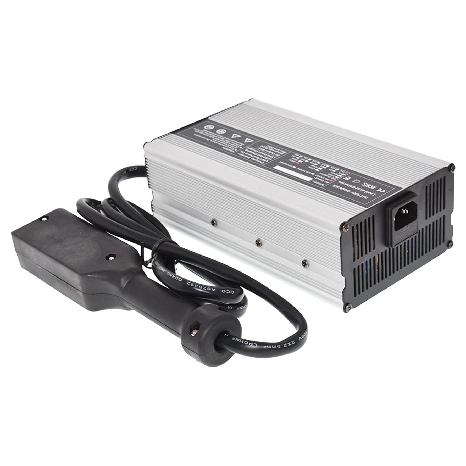 36V 18A Golf Cart Battery Charger Replacement for EZGO TXT, Club Car & Yamaha - Trickle Charge & Fast Charging - Perfect for Golf Courses, Resorts & Home Use