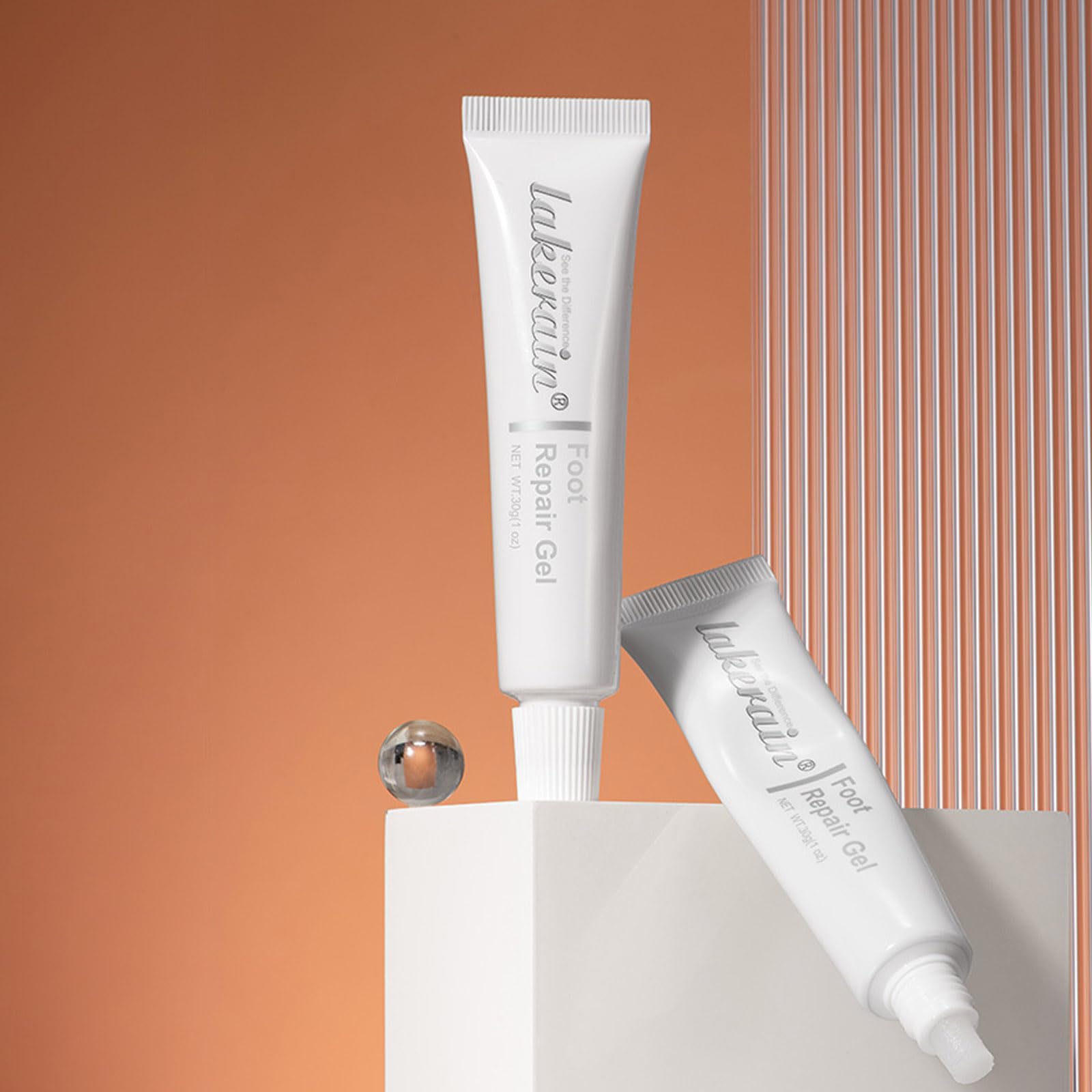 Miracle Foot Repair Cream for Dry Cracked Heels - Fast Healing Foot Gel Softens & Moisturizes Severely Chapped Skin, Exfoliates Dead Skin - Visible Results in 1 Day - Perfect for Pedicures, Winter Foot Care & Diabetic Foot Relief