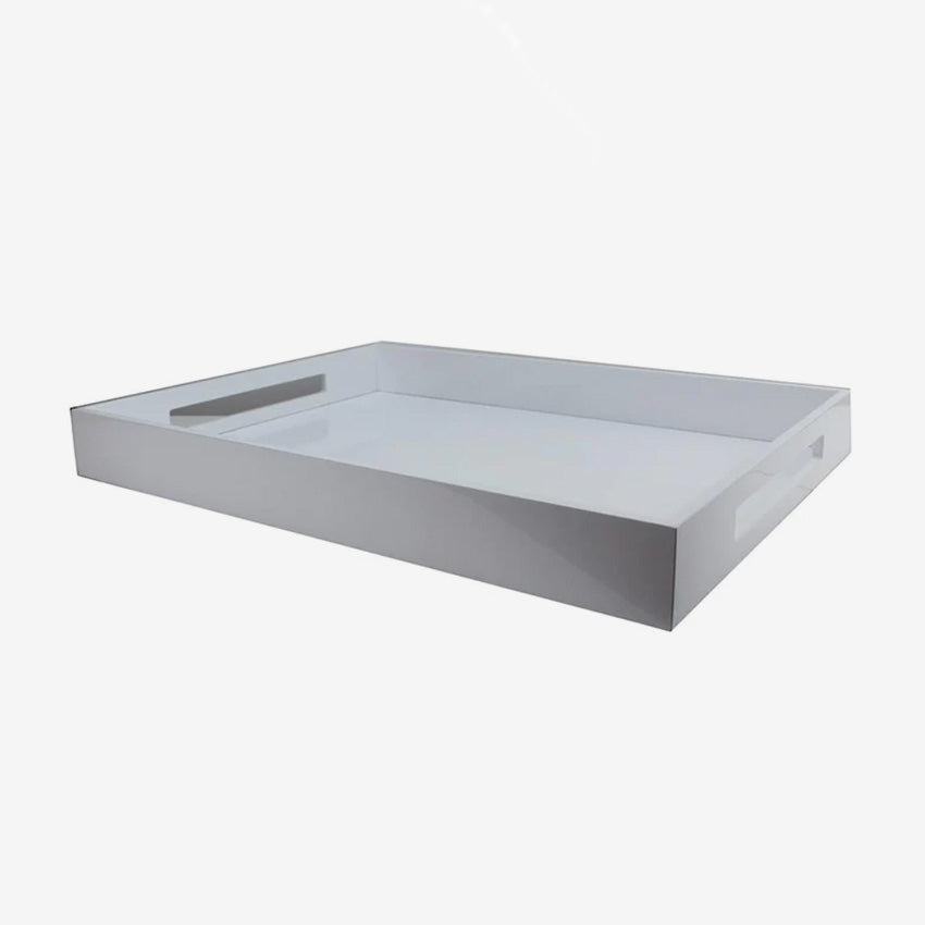 Addison Ross Lacquered Serving Tray - Elegant Wooden Tray for Breakfast in Bed, Coffee Table Decor, or Hostess Gift - Home Decor & Kitchen Serving Accessory