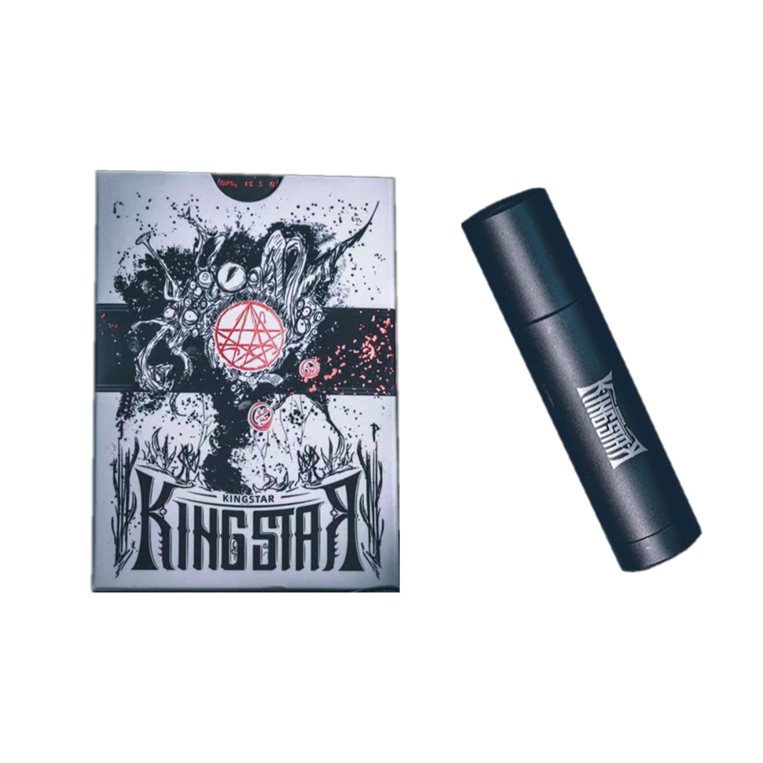 Premium KINGSTAR Playing Cards - Professional Poker Deck for Cardistry, Magic Tricks & Casino Games | Rare Collectible Limited Edition Gift Set for Men & Women (White & Purple) | Perfect for Parties, Poker Nights & Card Magic Performances