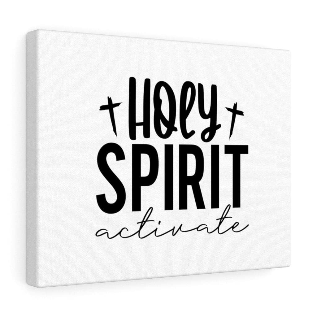 Christian Wall Art with Bible Verse - Ready to Hang Scripture Print for Holy Spirit Activation | Perfect for Home Decor, Church Gifts & Spiritual Inspiration