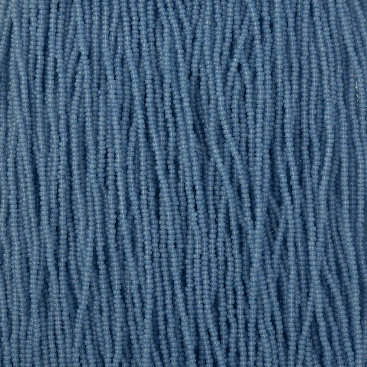 11/0 Czech Seed Beads #43267 Alabaster Blue Solgel 6 Strand Hank - Perfect for Jewelry Making, Beading Crafts, and DIY Projects
