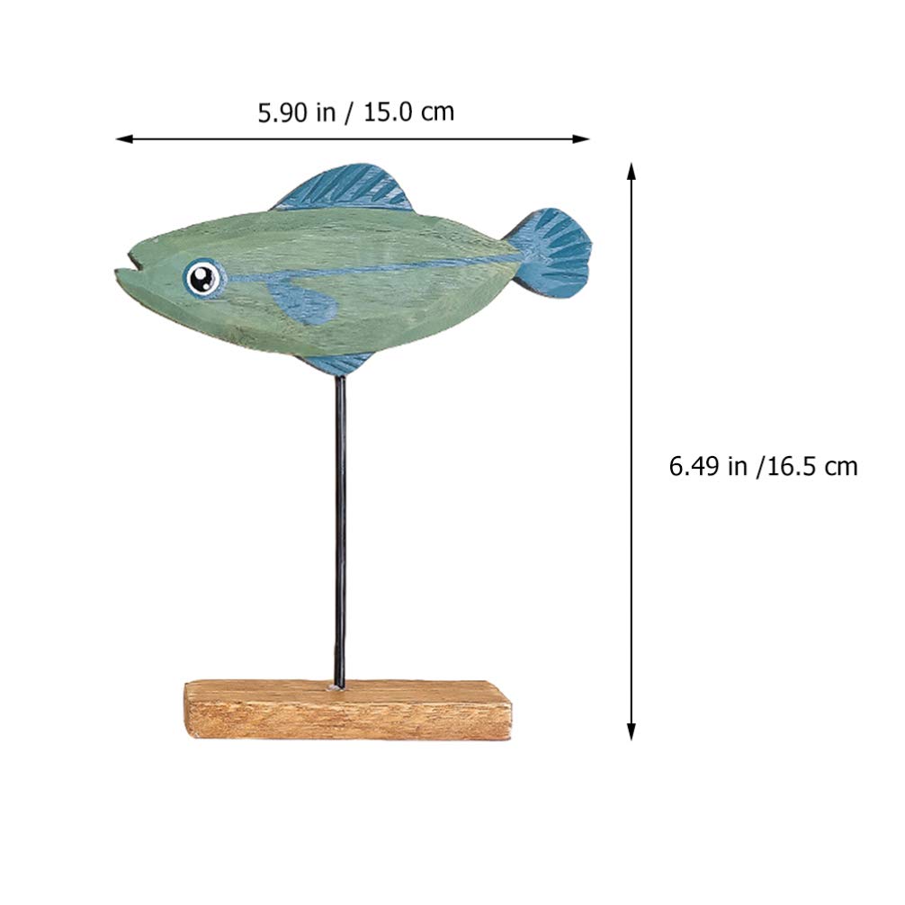 Handmade Wooden Fish Ornament - Christmas Tree Decor, Desktop Decoration, Holiday Gift for Home & Office - Perfect for Xmas Party, Festive Decor, and Seasonal Gifting