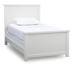 Signature Paneled Twin Bed Frame - Solid Wood Platform Bed with Headboard & Footboard - Perfect for Kids, Teens & Guest Rooms - Ideal for Small Spaces & Modern Bedroom Decor
