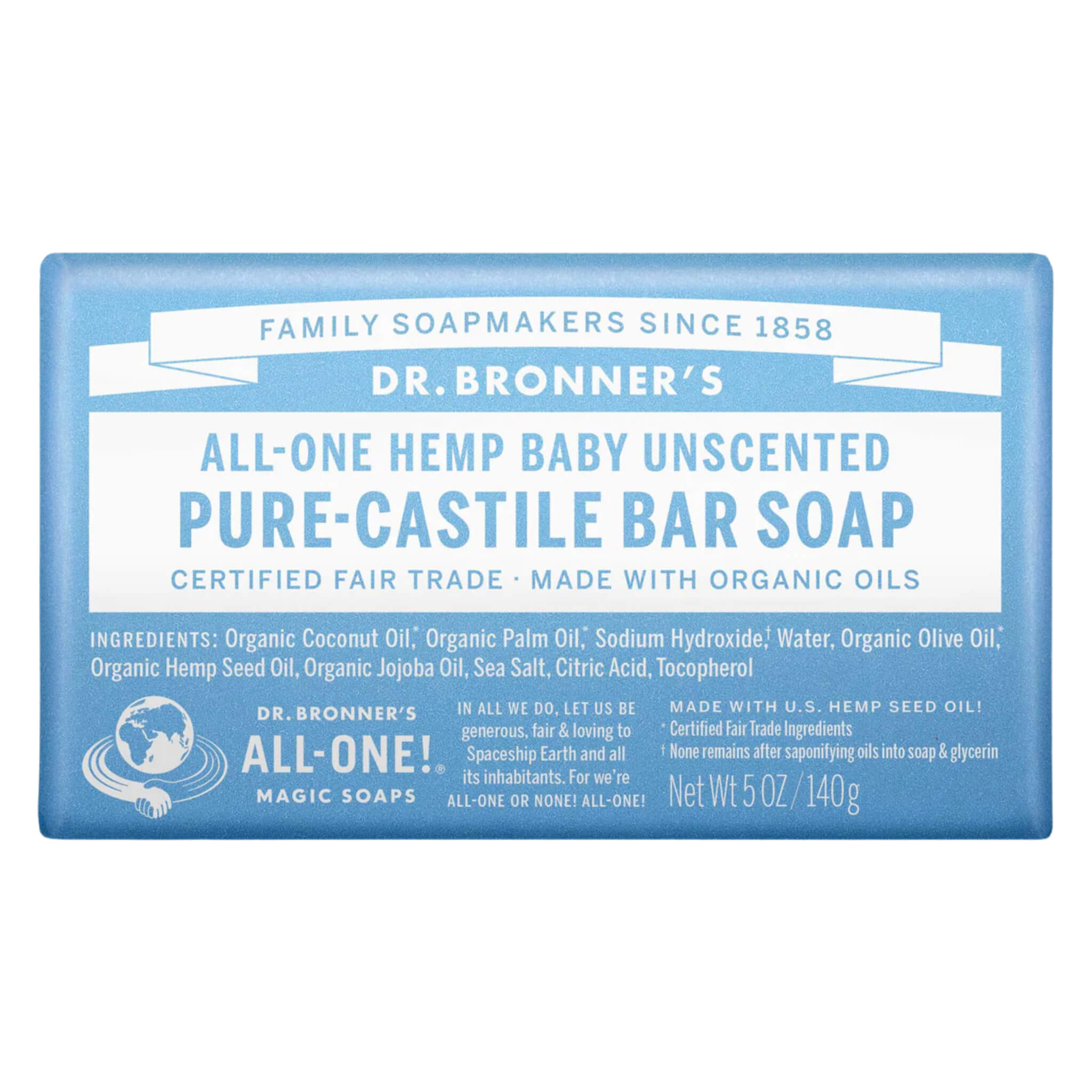 Organic Pure Castile Bar Soap for Face & Body - Vegan, Natural Ingredients, Gentle Cleansing | Perfect for Sensitive Skin, Eco-Friendly Bath & Travel Use