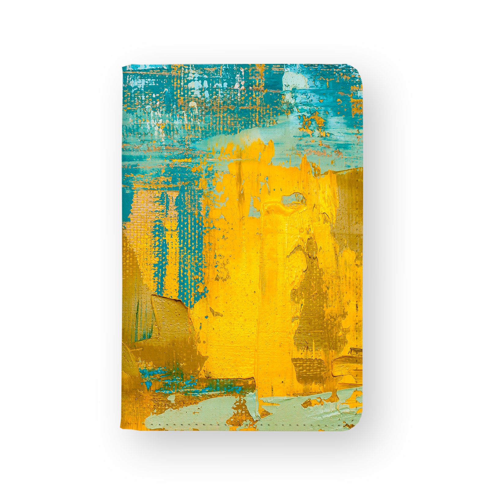 Abstract Oil Painting Travel Wallet - RFID Blocking Passport Holder for Women & Men - Perfect for International Travel, Vacations & Business Trips
