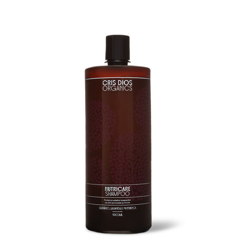 Cris Dios Organics Nutricare Shampoo 1L - Natural Hair Care for Dry & Damaged Hair - Sulfate Free & Vegan Formula - Perfect for Daily Use & Salon Quality Results