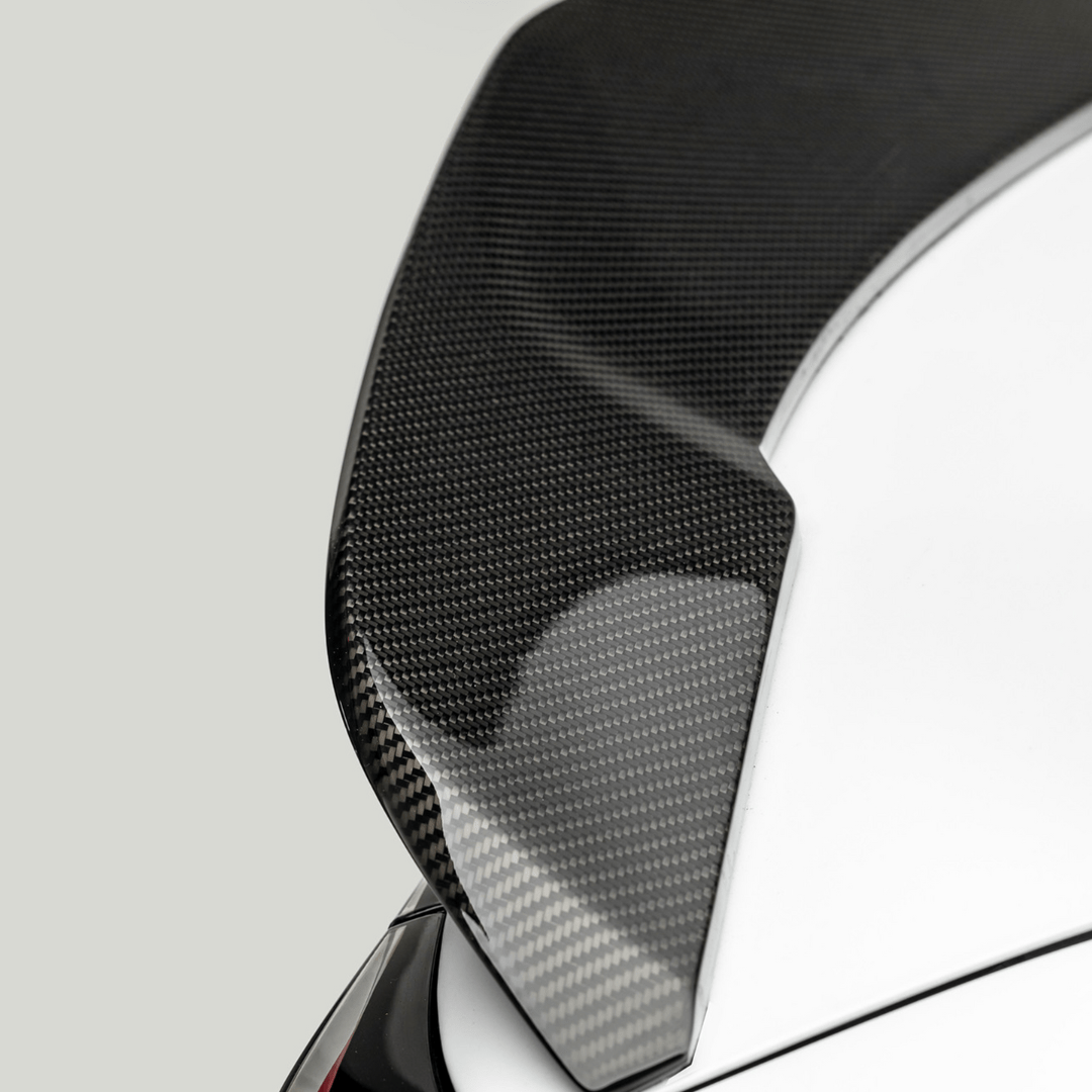 Tesla Model 3 Volta Aero Decklid Spoiler - Carbon Fiber Rear Trunk Spoiler for Tesla Model 3 - Enhances Aerodynamics & Sporty Look - Perfect for Street Racing & Car Shows