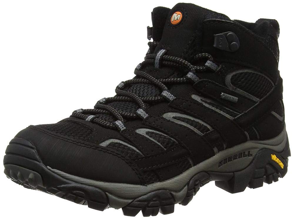 Merrell Men's Moab 2 Waterproof Hiking Shoes - Lightweight & Durable for Outdoor Walking, Trail Running & Backpacking - Ideal for Hiking, Camping & Travel Adventures