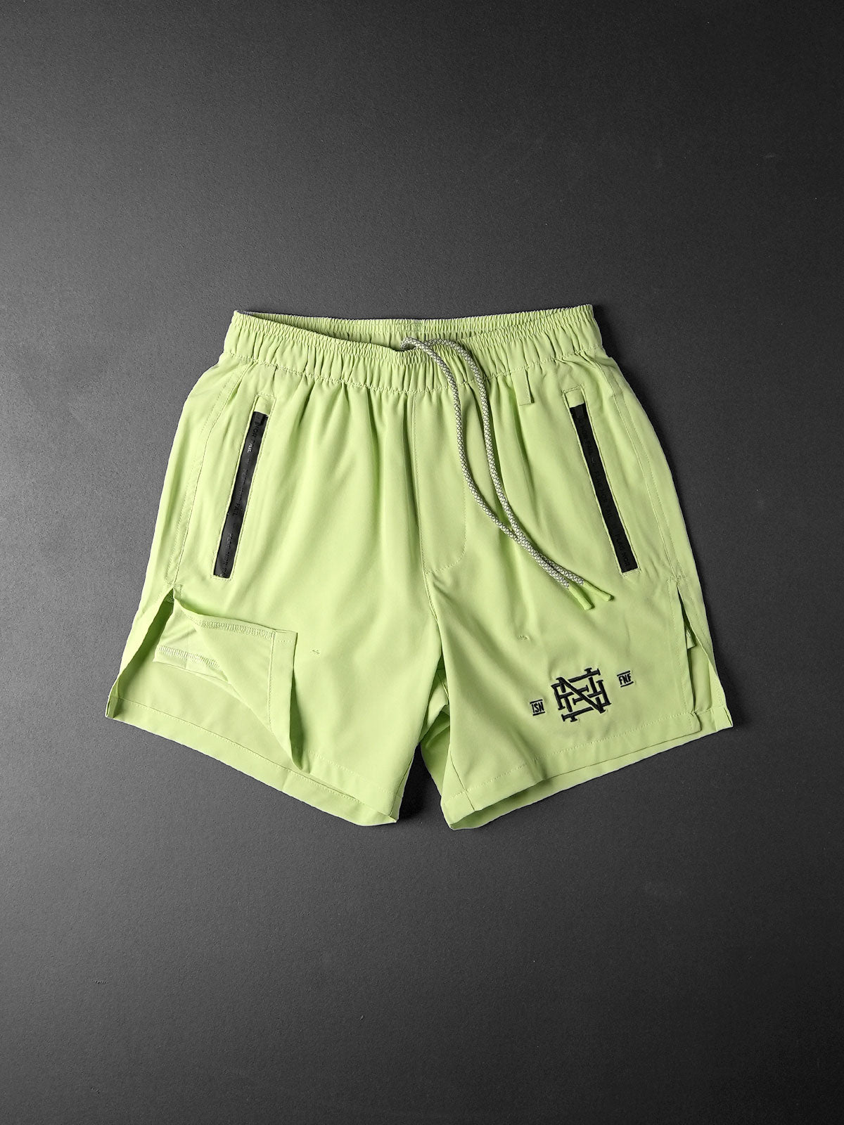 **Momentum Running Shorts for Men - Lightweight & Breathable Green Athletic Shorts - Perfect for Jogging, Gym Workouts & Outdoor Activities**