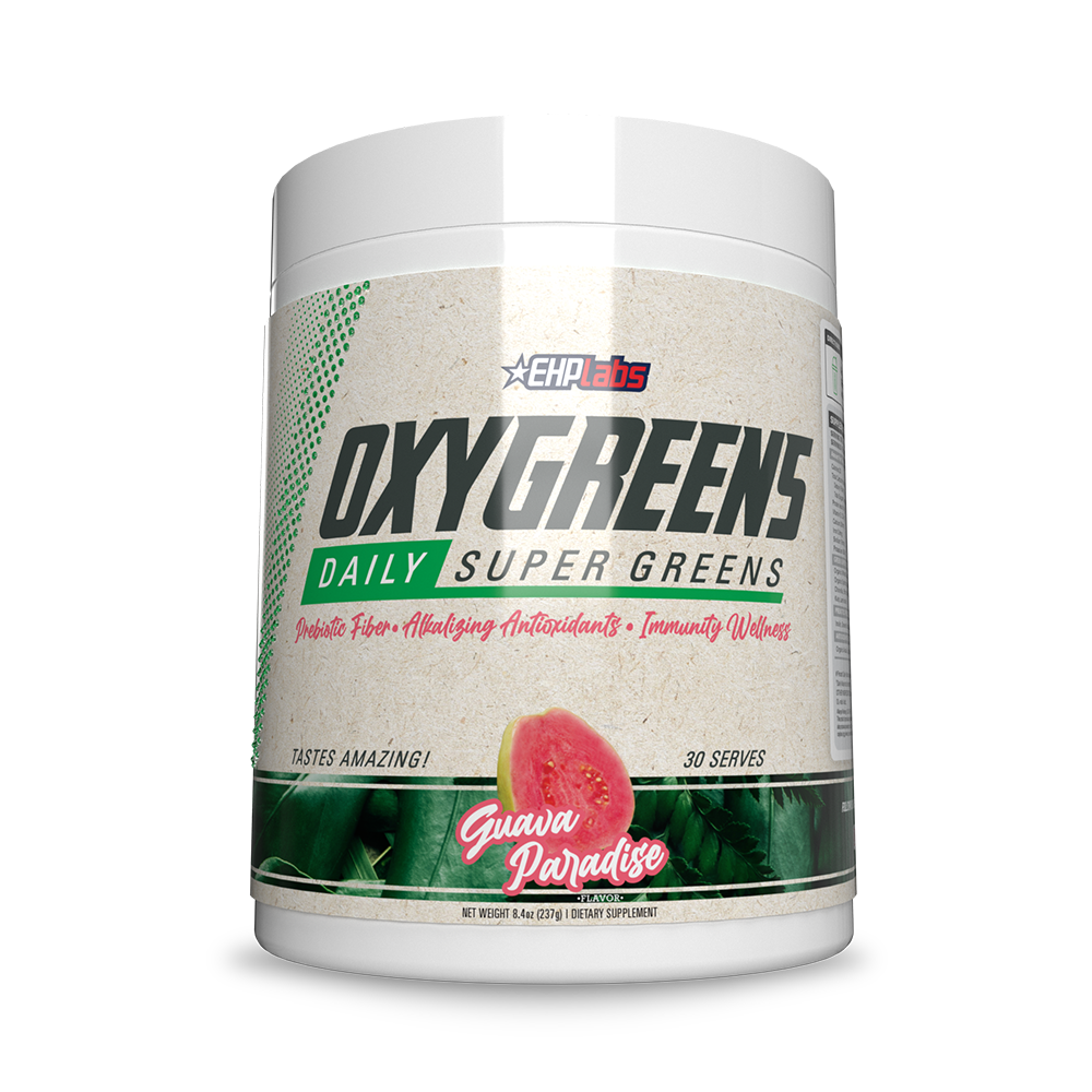 EHP Labs OxyGreens Superfood Powder - 30 Servings | Antioxidant & Detox Supplement for Energy & Immunity Boost | Perfect for Smoothies, Juices & Daily Wellness Routine