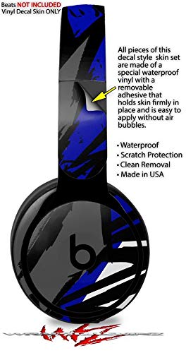 Beats Solo Pro Headphones Skin Decal Wrap - Baja 0040 Blue Royal Protective Vinyl Sticker Cover (Headphones Not Included) | Perfect for Gym, Travel & Daily Use