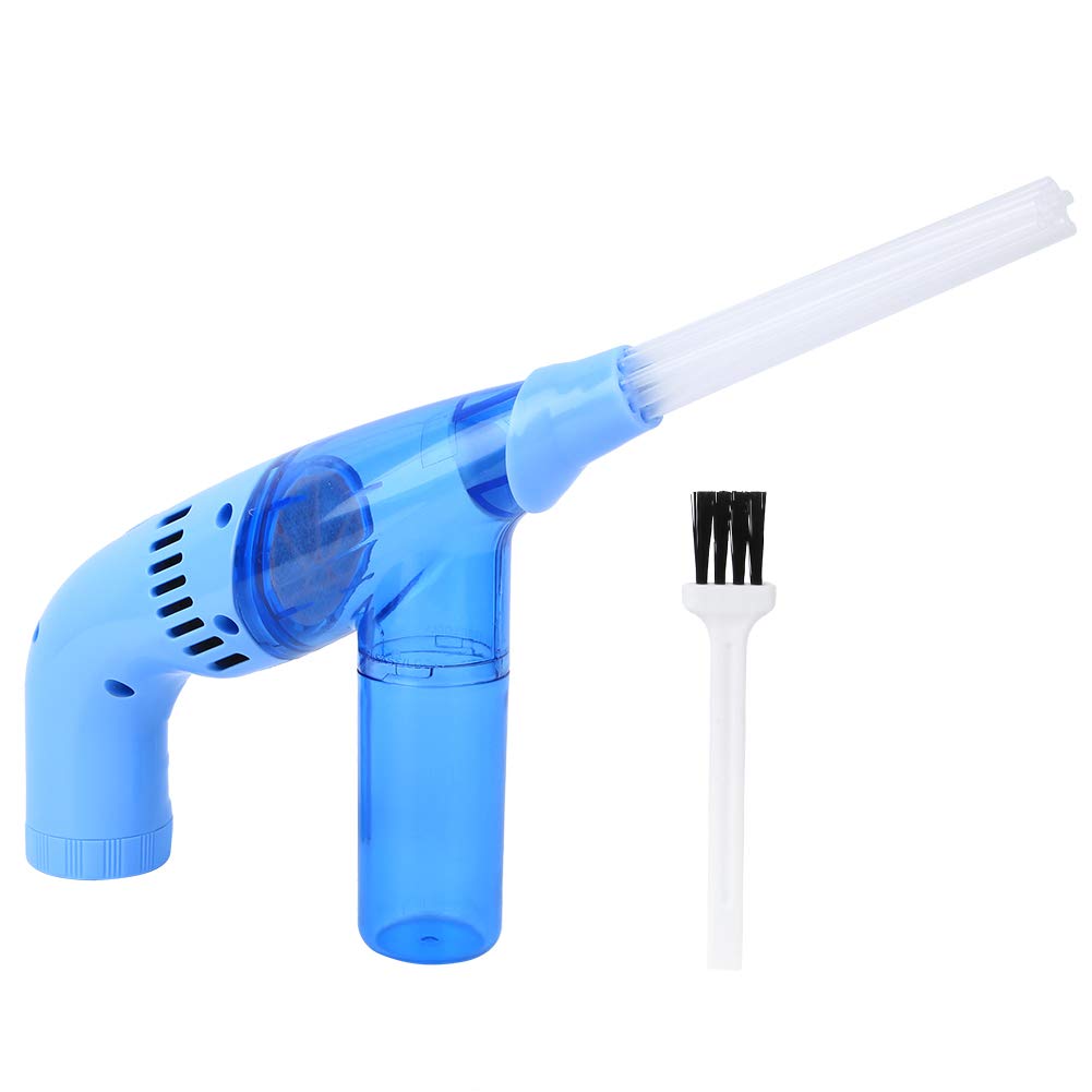 Portable Cordless Handheld Mini Vacuum Cleaner - Powerful 120W Suction for Car, Home & Office Cleaning - Compact Dust Collector with HEPA Filter (Blue) | Perfect for Car Seats, Pet Hair Removal & Small Space Cleaning