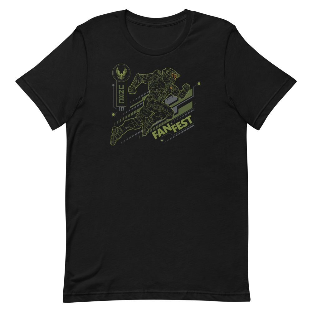 Halo Infinite Master Chief T-Shirt - Xbox FanFest Exclusive Gaming Tee for Men & Women - Perfect for Cosplay, Gaming Events, and Casual Wear