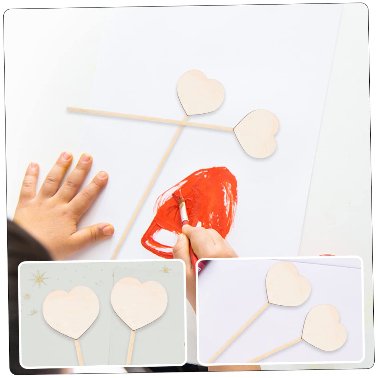 Totority Fairy Wands Kit - 12 Pack Magic Fairy Sticks for Kids Arts & Crafts, DIY Painting & Drawing Toys for Boys & Girls - Perfect for Birthday Parties, Classroom Activities & Creative Play