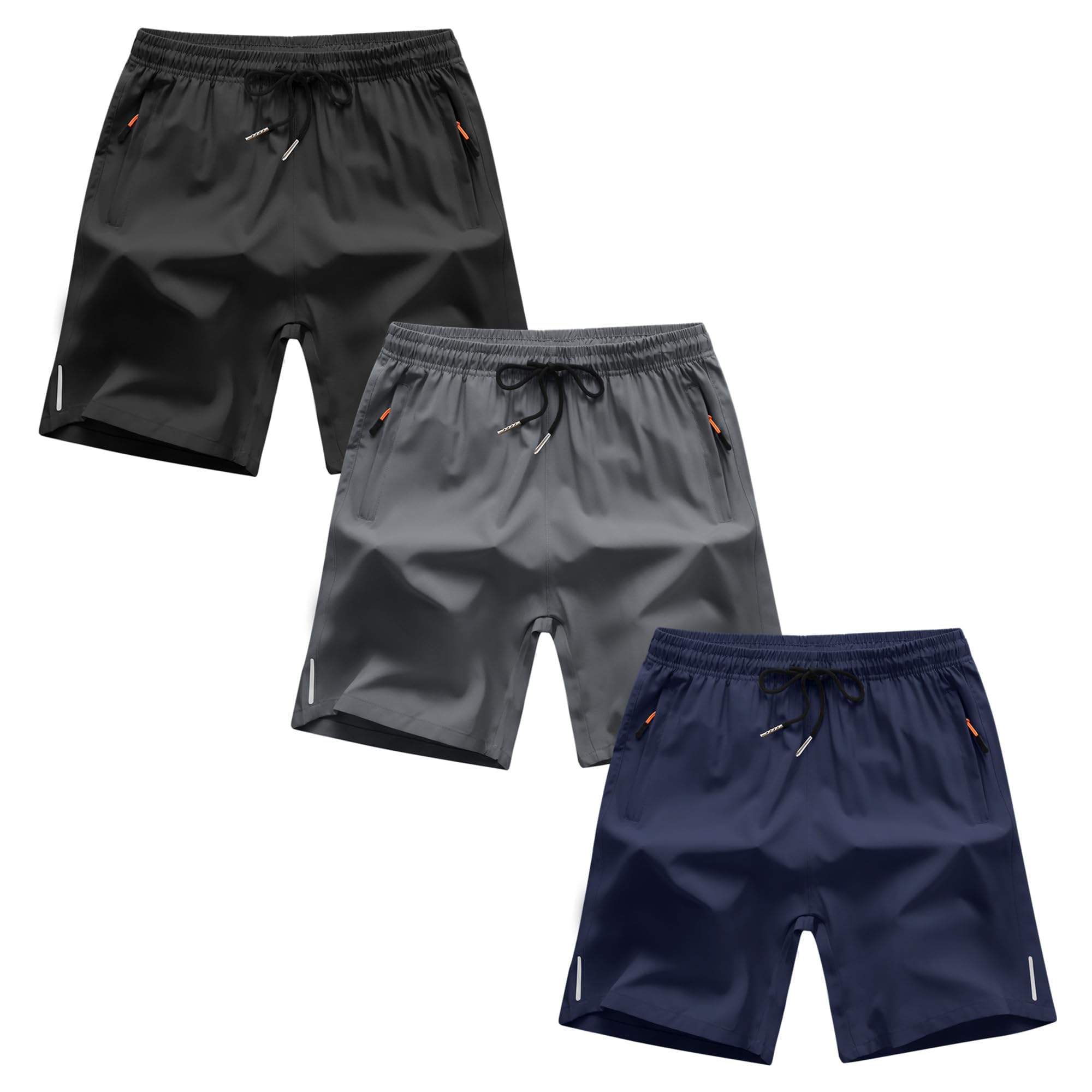 Boys' Quick Dry Athletic Shorts - Breathable Workout Running Gym Shorts for Active Kids | Perfect for Sports, Training & Outdoor Play