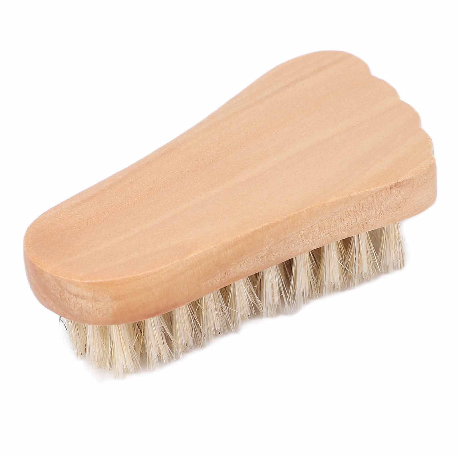 Premium Wooden Nail Scrub Brush - Portable Compact Nail Cleaning Tool for Manicure & Pedicure | Ideal for Home, Travel, Nail Salons & Professional Use | Perfect Gift for Women & Men