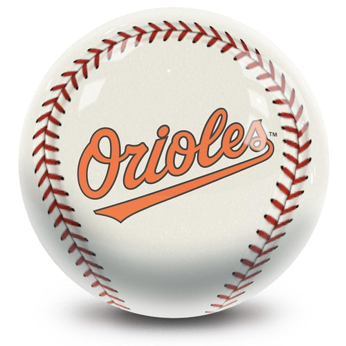 MLB Baltimore Orioles Bowling Ball - Official Licensed Team Logo - Perfect for Bowling Leagues, Gifts & Collectibles | Great for Sports Fans & Family Fun Nights