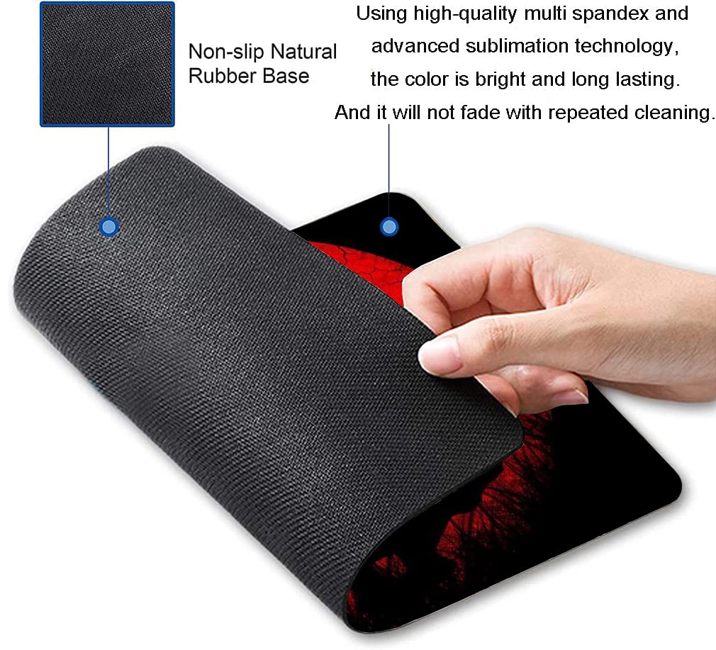 Anime Square Custom Gaming Mouse Pad - Non-Slip Rubber Base for Office, Desktop & Laptop - Perfect for PC Gaming, Work & Study (AB-05)