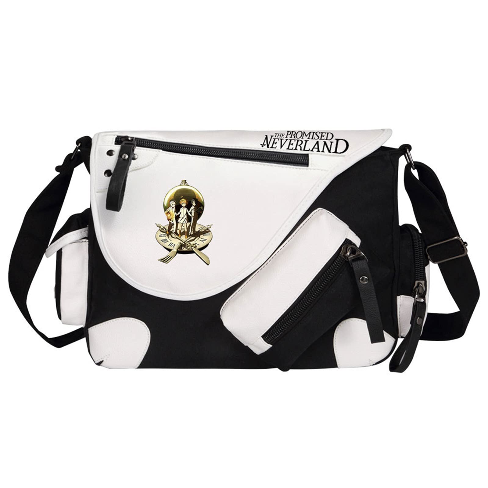ISaikoy The Promised Neverland Anime Messenger Bag - Crossbody Satchel Shoulder Handbag for Women & Teens - Perfect for School, Travel & Anime Conventions