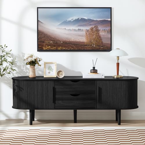 Black With 2 Drawers