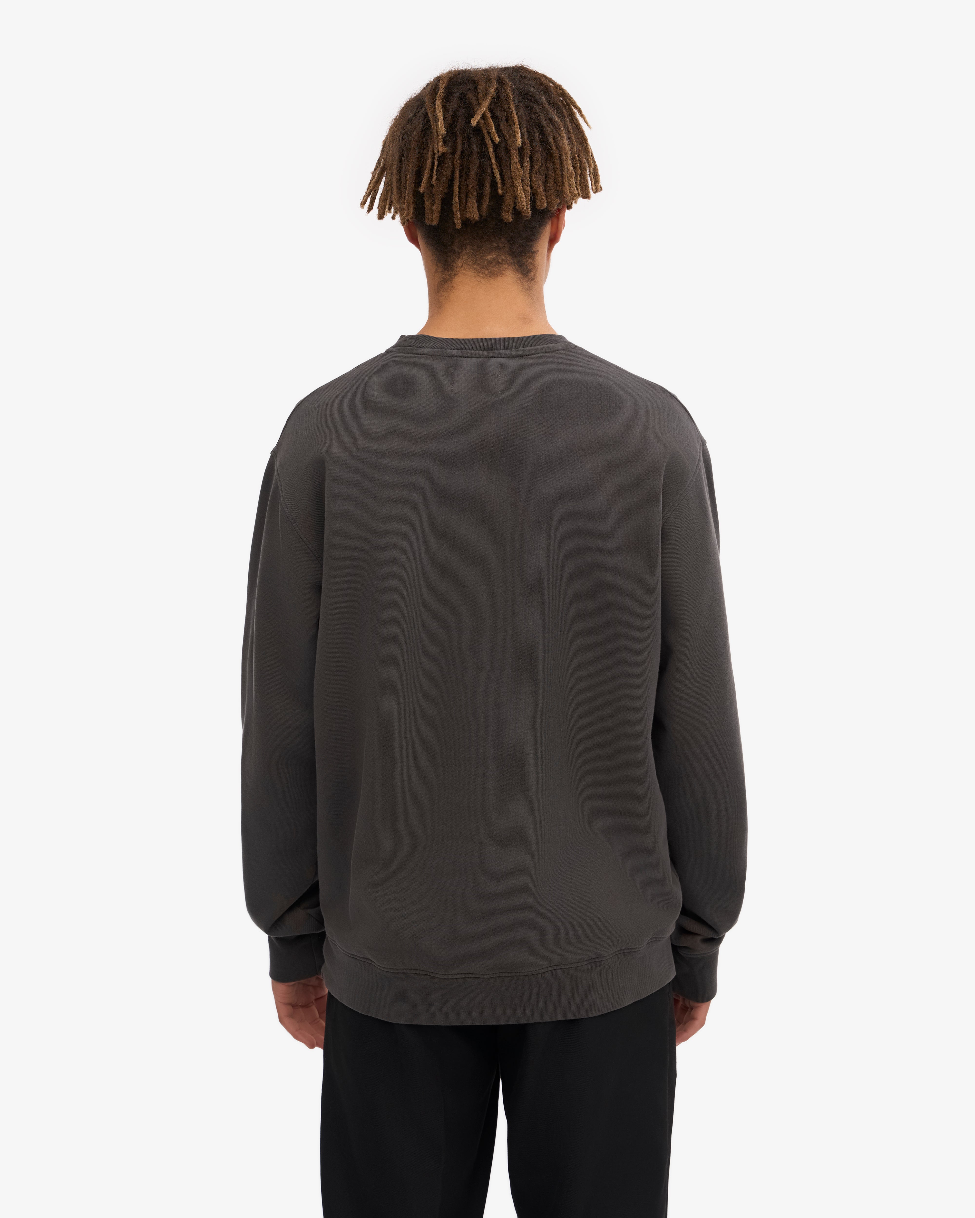 Classic Organic Cotton Crew Neck T-Shirt for Men - Soft & Comfortable Lava Grey - Perfect for Casual Wear, Gym & Everyday Outfits
