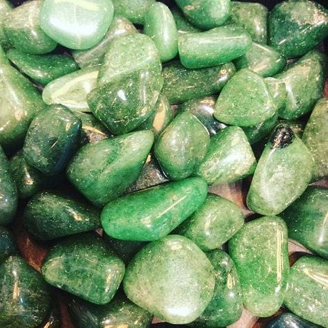 Healing Aventurine Tumbled Stones - Natural Green Aventurine Pocket Worry Stones for Stress Relief, Meditation & Positive Energy - Perfect for Anxiety Relief, Chakra Balancing & Spiritual Healing