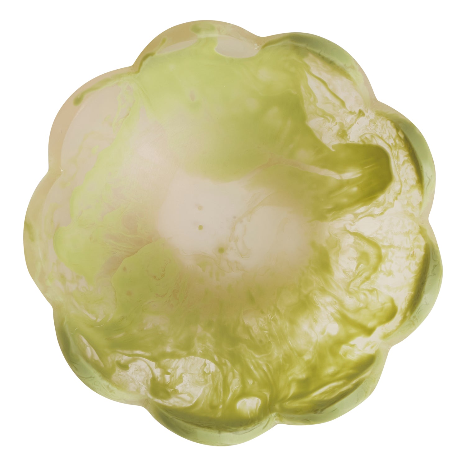 Pistachio Petal Bowl - Elegant Serving Dish for Salads, Desserts & Snacks | Perfect for Parties, Dining & Home Decor