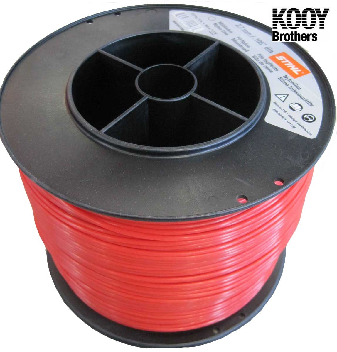 STIHL .105 Trimmer Line 5lb Roll - Professional-Grade Weed Eater String for Lawn Mowers & Garden Trimmers - Perfect for Heavy-Duty Yard Maintenance & Landscaping