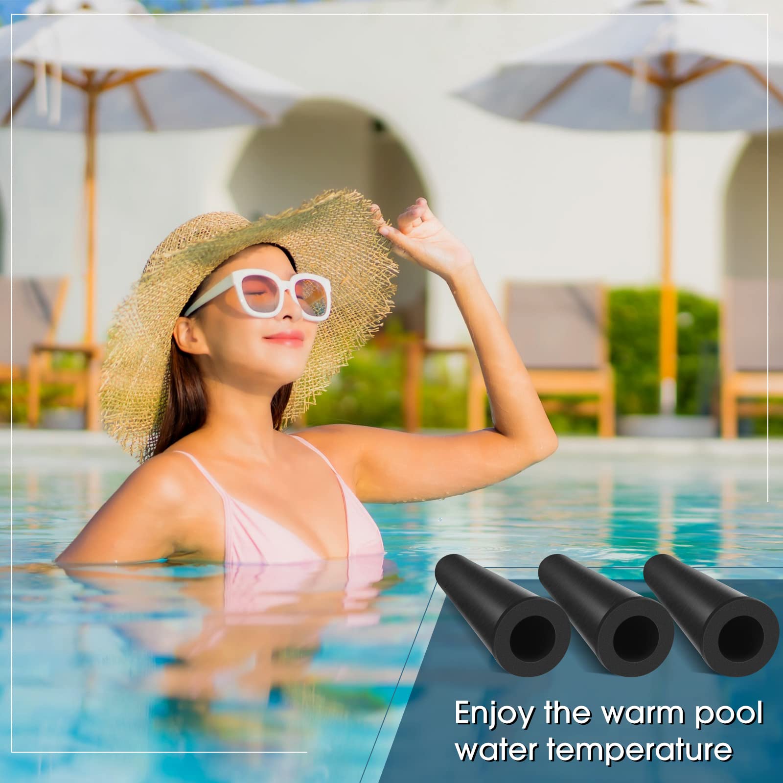 60 Pcs Solar Pool Heater Repair Plugs Kit - 0.325