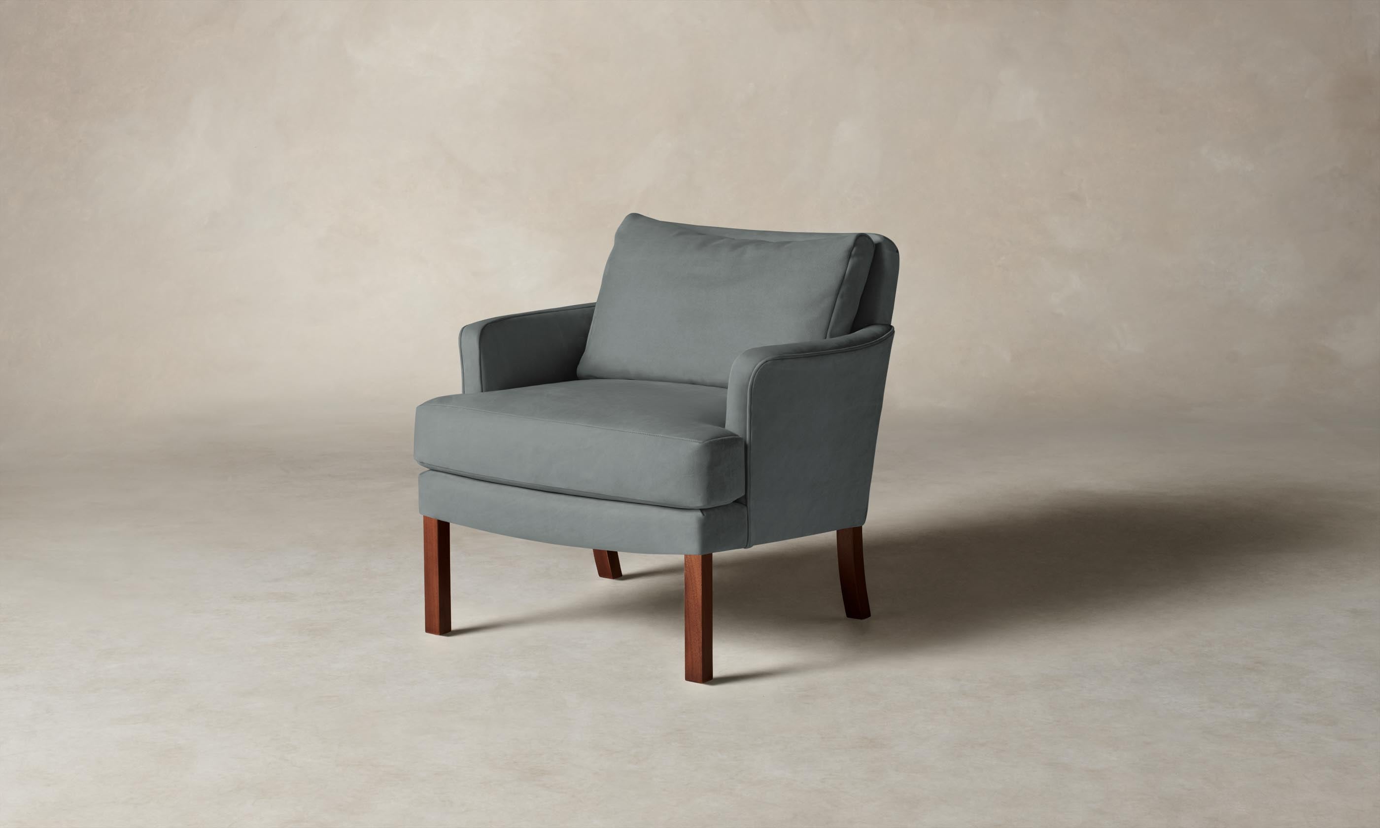 Premium Nubuck Leather Kaye Chair - Modern Office & Home Furniture for Comfortable Seating - Perfect for Workspaces, Living Rooms & Reading Nooks