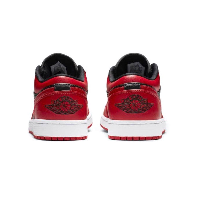 Air Jordan 1 Low Reverse Bred GS Shoes - Kids Basketball Sneakers for School, Sports & Casual Wear