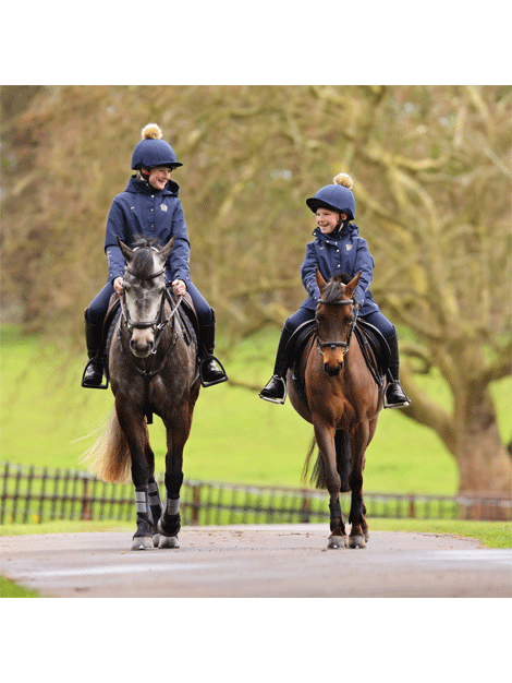 Aubrion Team Shield Winter Riding Tights for Kids - Warm & Comfortable Equestrian Leggings for Cold Weather Riding Lessons & Horseback Activities