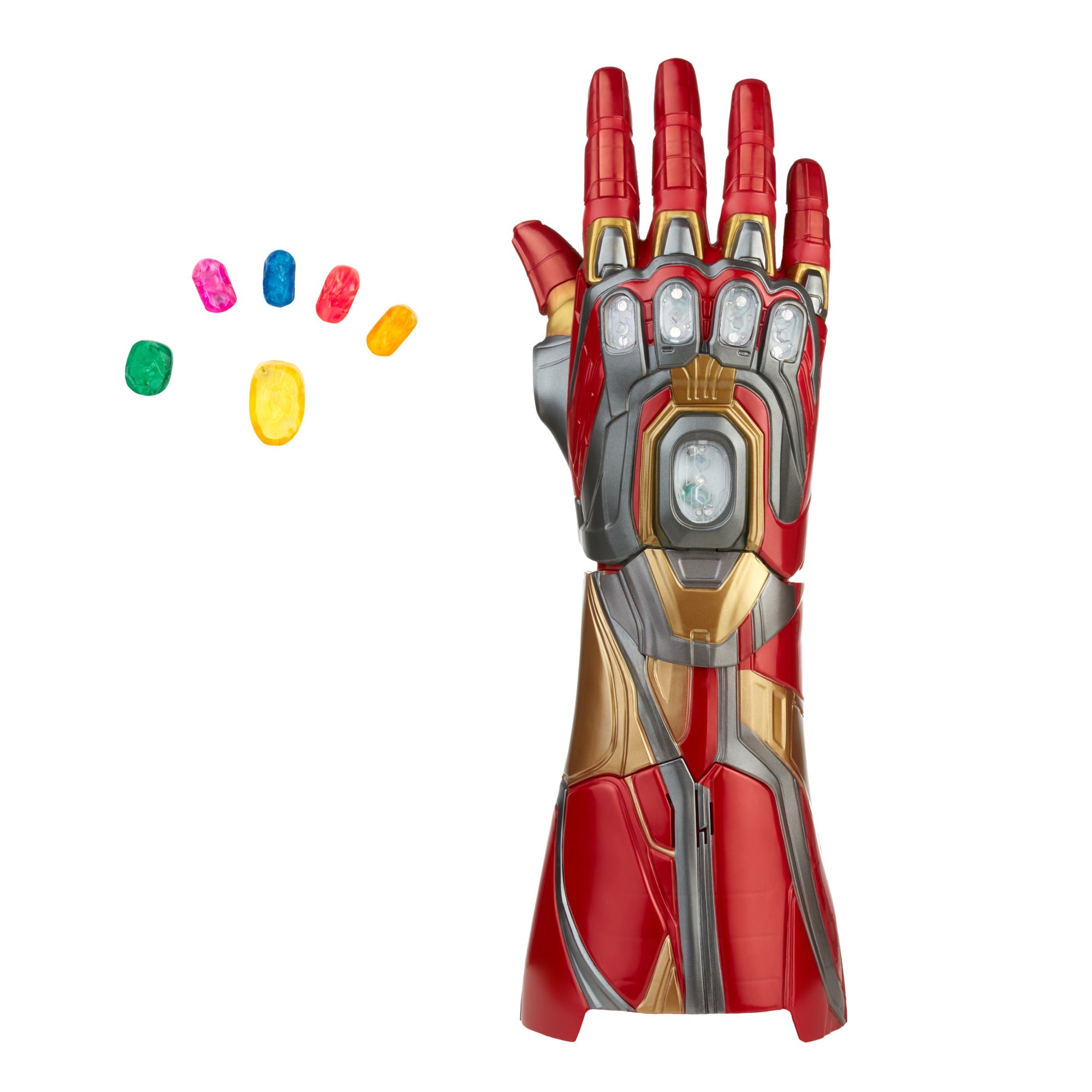 Marvel Legends Series Iron Man Nano Gauntlet - Articulated Electronic Fist with LED Lights | Collectible Action Figure for Marvel Fans, Cosplay & Display