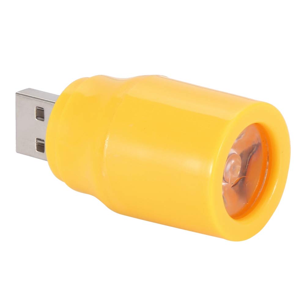 Pwshymi USB LED Lamp - High Brightness Durable LED Light for Home, Office, and Night Reading (Yellow) | Energy-Efficient USB-Powered Desk Lamp for Study, Work, and Bedside Use