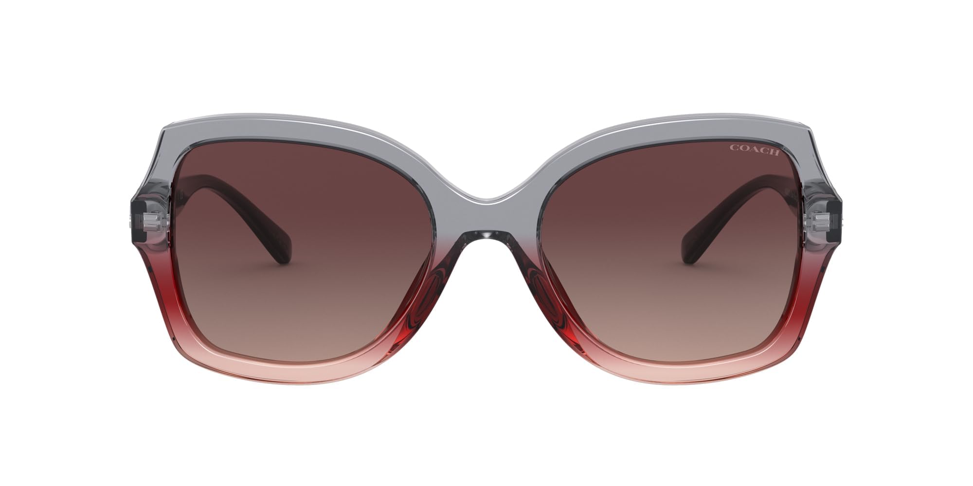 Coach Women's HC8295 Square Sunglasses - UV Protection, Polarized, Fashionable & Lightweight for Outdoor Activities, Driving, and Beach Vacations