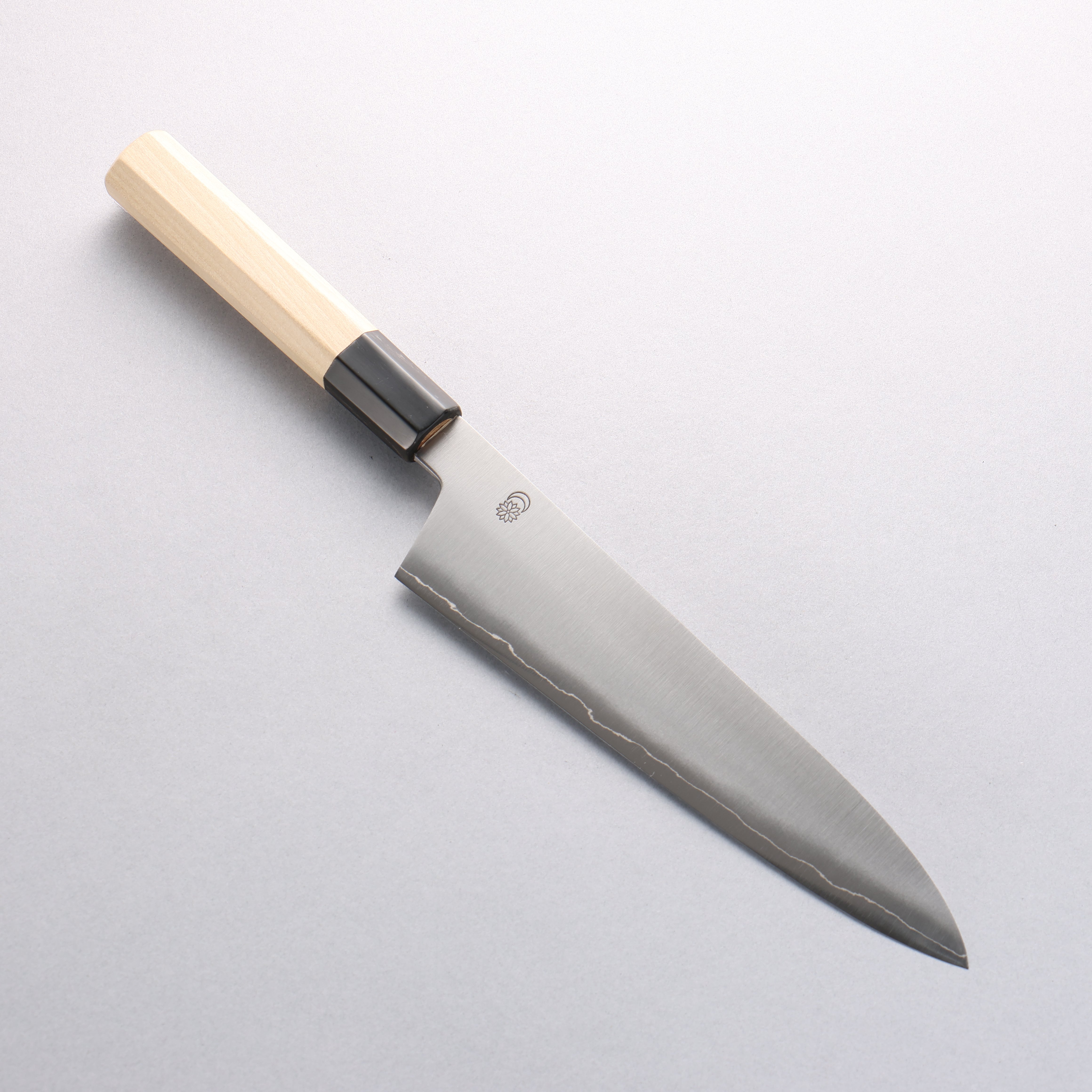 Premium Kikuzuki Silver Steel No.3 Gyuto Chef Knife 210mm - Japanese Magnolia Wood Handle - Professional Kitchen Knife for Sushi, Meat Cutting & Vegetable Chopping