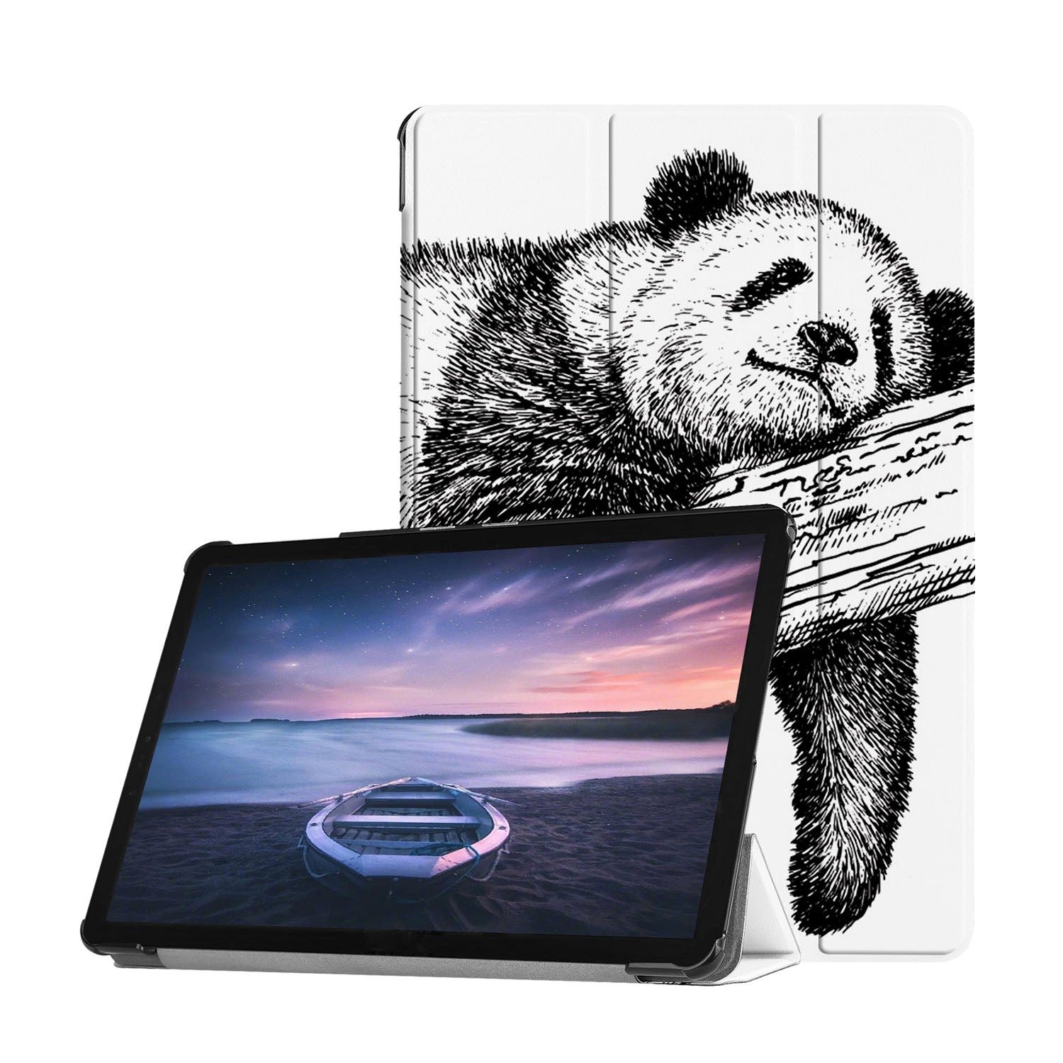 Samsung Tablet Case - Cute Animal Design Protective Cover for Samsung Galaxy Tab A/S6/S7/S8 - Perfect for School, Work & Travel