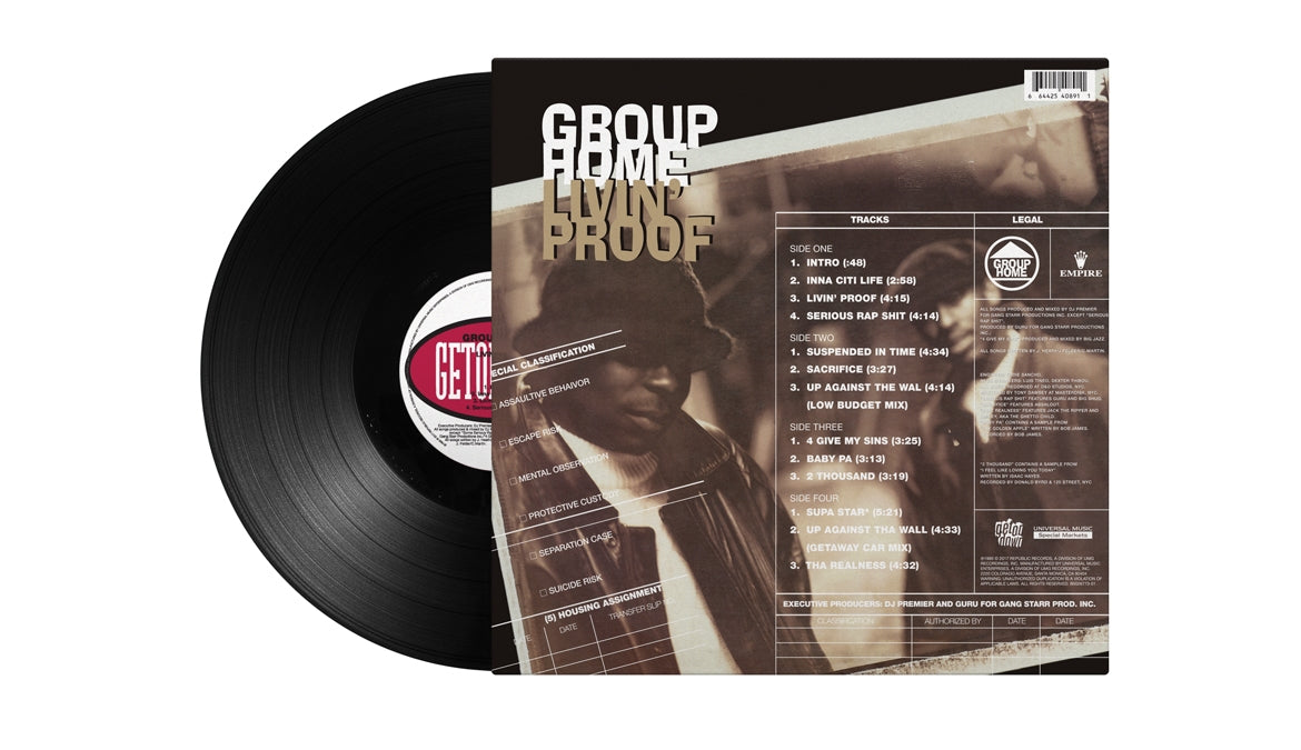 Livin Proof (2xLP) - Classic Hip Hop Vinyl Record - Perfect for DJs, Collectors & Music Enthusiasts