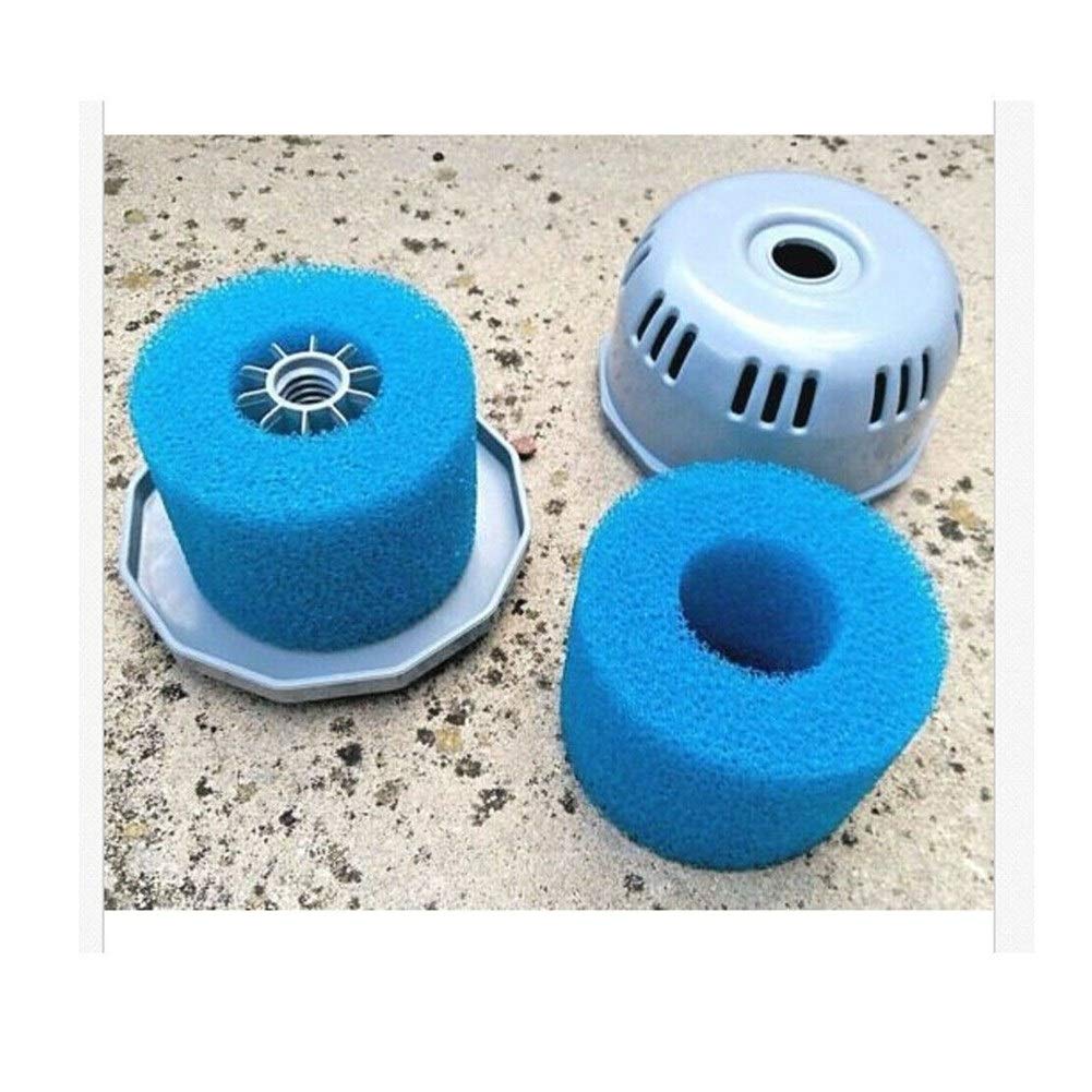 KOVOSCJ Washable Bio Foam Pool Cleaner Filter Pump for Swimming Pools, Spas & Hot Tubs - 4pcs Set (Lazy Z Type) - Efficient Water Filtration System for Crystal Clear Water Maintenance