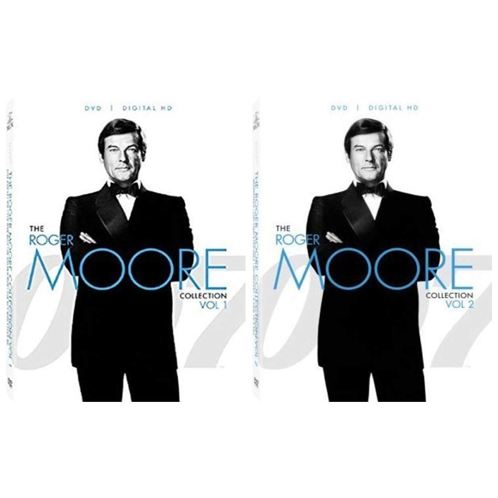 Roger Moore James Bond 007 DVD Collection - 7 Classic Spy Movies (Live and Let Die, The Man with the Golden Gun, The Spy Who Loved Me) | Perfect for Movie Nights & 007 Fans Gift
